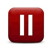 Bouton pause rouge